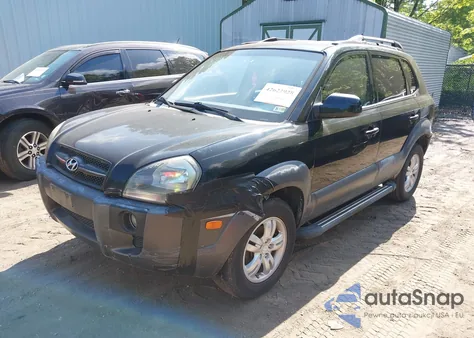 2008 Hyundai Tucson Limited V6/Se z USA, uszkodzony, nr VIN KM8JN12DX8U897792